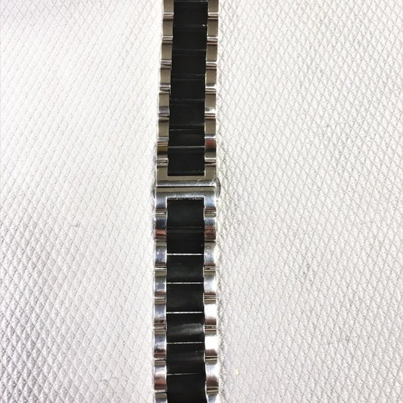 22mm Solid Steel Link Watch Bracelet - Picture 3 of 7